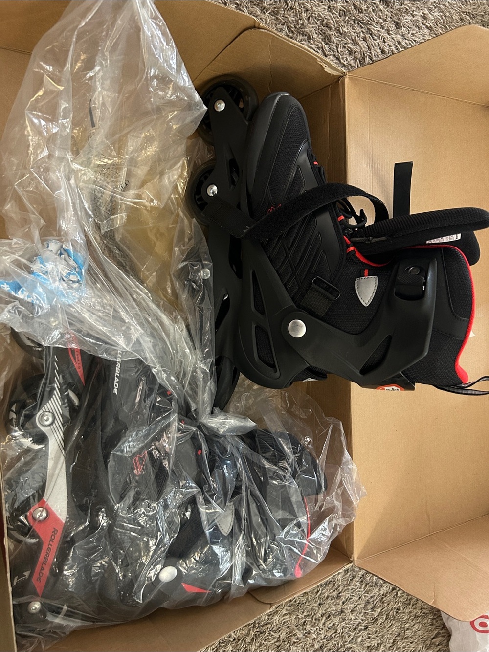 Rollerblade Zetrablade Men's Inline Skates - Size 11 - Black/Red